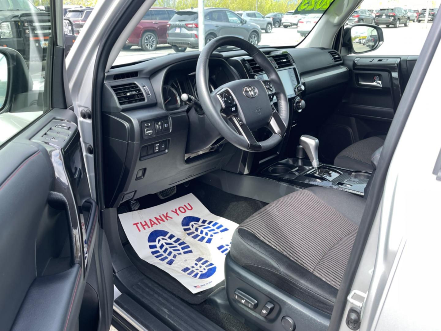 2023 SILVER TOYOTA 4RUNNER TRD OFF-ROAD (JTEPU5JR9P6) with an 4.0L engine, Automatic transmission, located at 1960 Industrial Drive, Wasilla, 99654, (907) 274-2277, 61.573475, -149.400146 - Photo#9